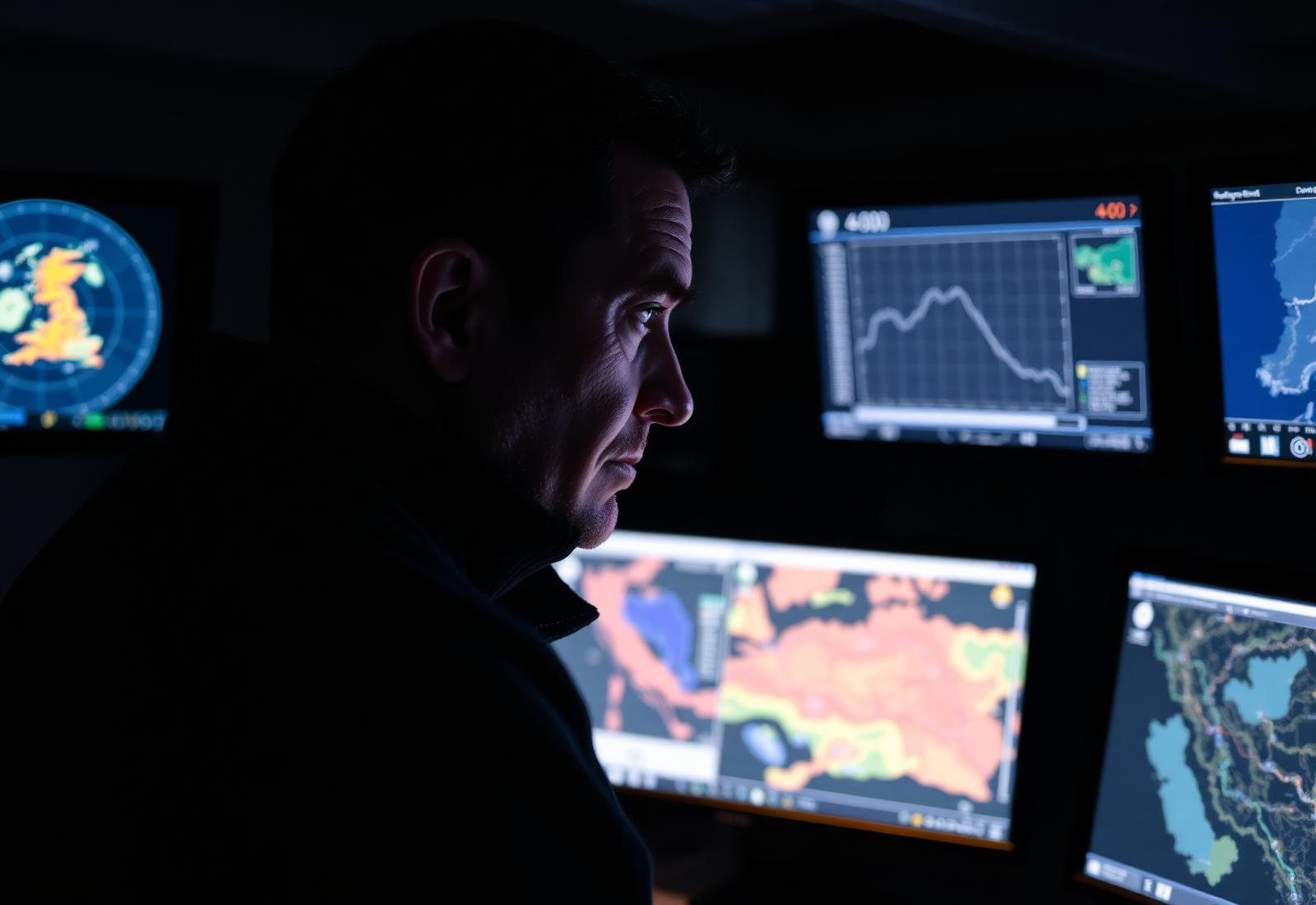 Operations manager reviewing overnight forecast against contracted thresholds.